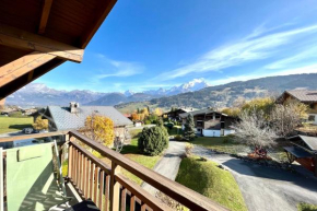 Cosy apartment with Mont-Blanc and slope views